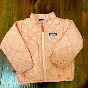 Girls pink Patagonia jacket